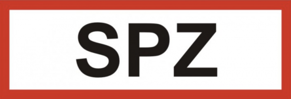 Schild SPZ Sprinklerzentrale